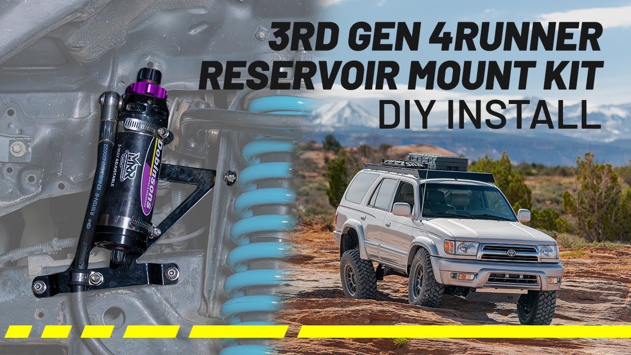 DIY | 3rd Generation 4Runner (96-02) MRR Suspension Reservoir Mounts | Install + Overview