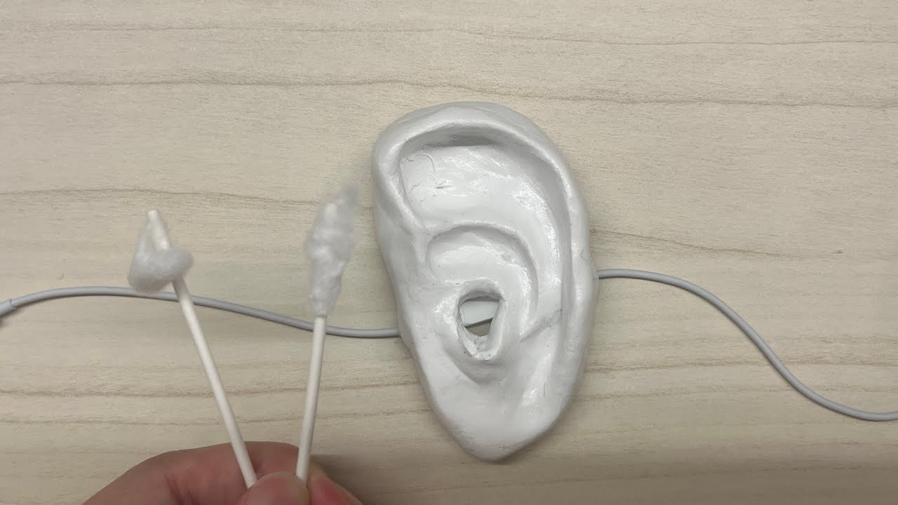 ASMR けばっけばになるまで耳かきする| Fluffy Cotton Swab Ear Cleaning