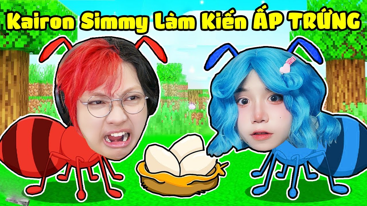 Kairon Và Simmy Làm BA MẸ KIẾN ẤP TRỨNG | GIA ĐÌNH KIẾN Trong Roblox 🐜
