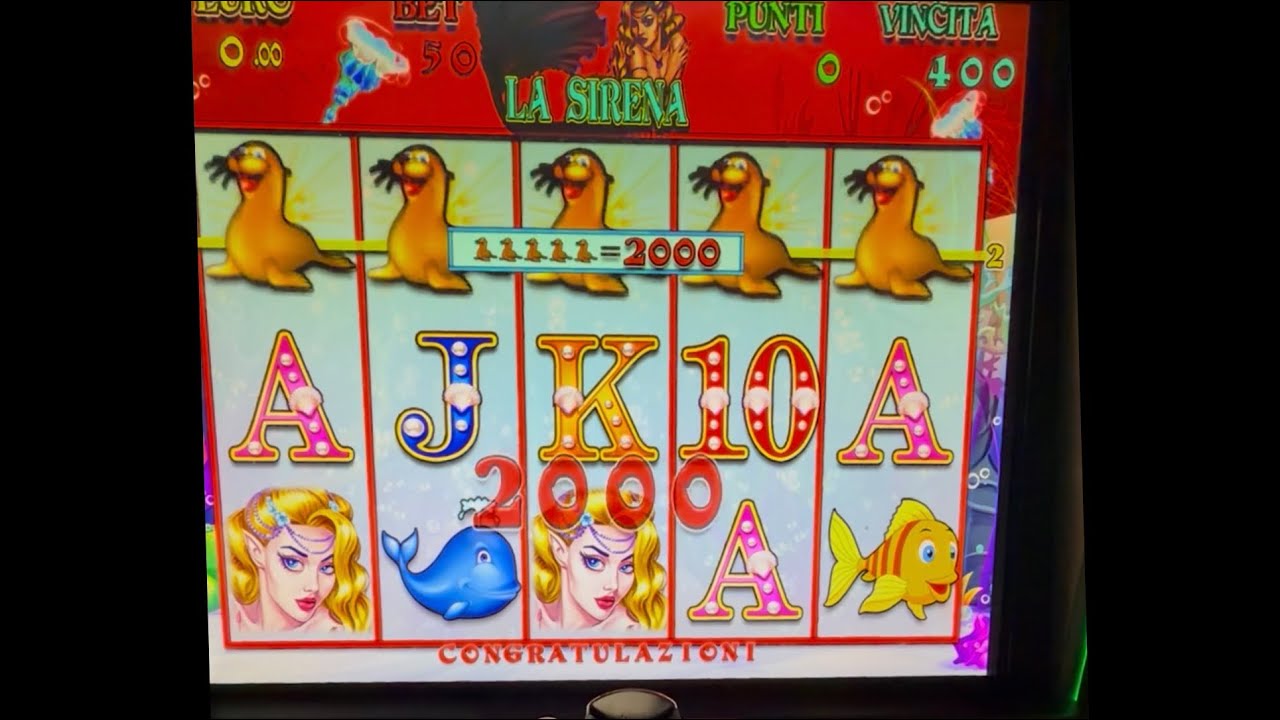 Slot da bar🎰La sirena 🧜‍♀️ sanremo games 🔞🔞🔞