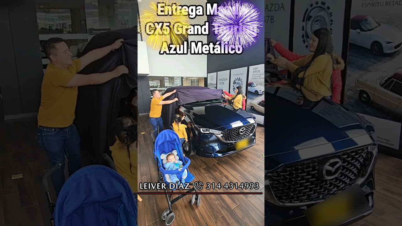 Entrega Mazda CX5 Grand Touring Azul Met&aacute;lico