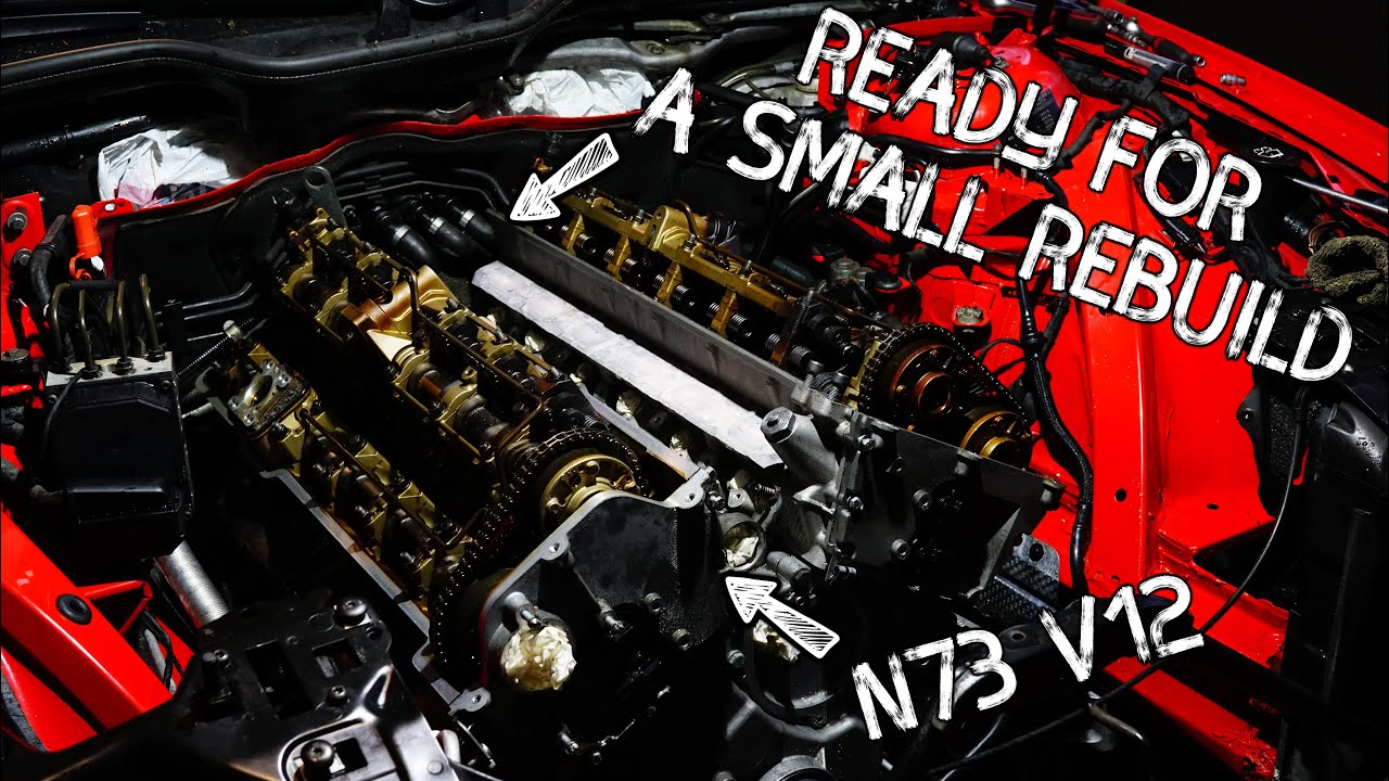 Getting The N73 V12 Ready For Repairs (Part2 Dismantling) - BMW 760i E65