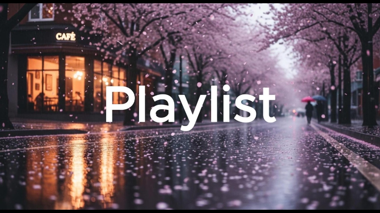A cherryblossom rainy spring night café playlist.