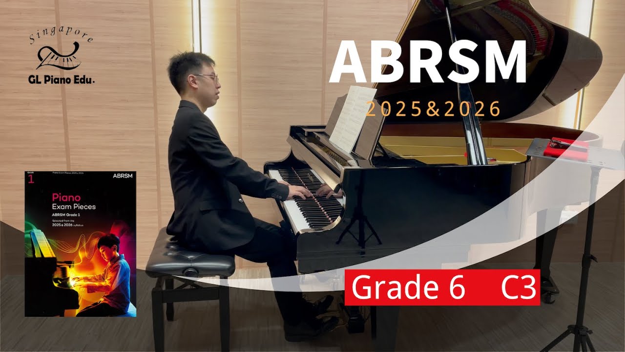 ABRSM Grade 6 C3 Shushiki～ Komitas Vardapet｜Piano Exam 2025 & 2026【新加坡GL钢琴教育】