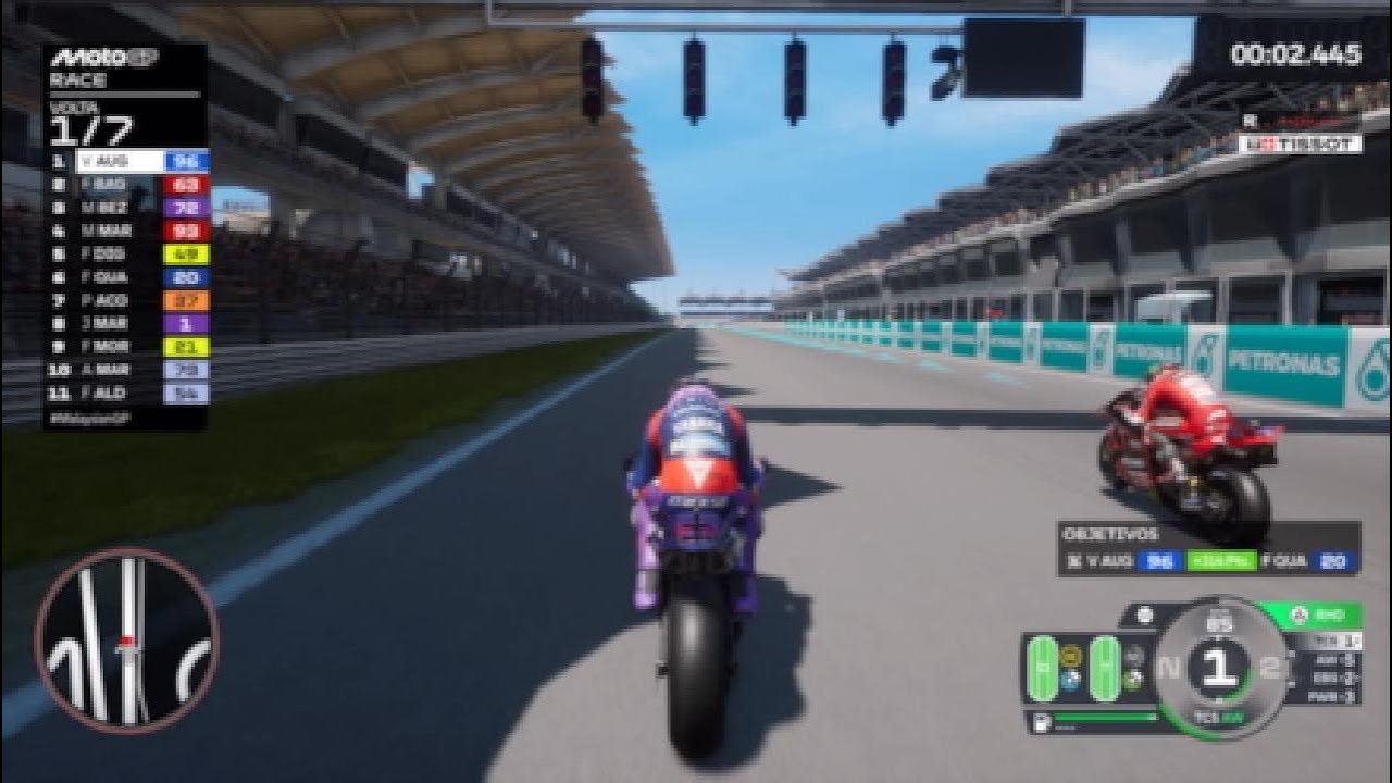 MotoGP 25 - MODO CARREIRA - CORRIDA - MALASIA - COLOQUEI PNEU DURO E FIZ UMA ESCALADA FENOMENAL #42