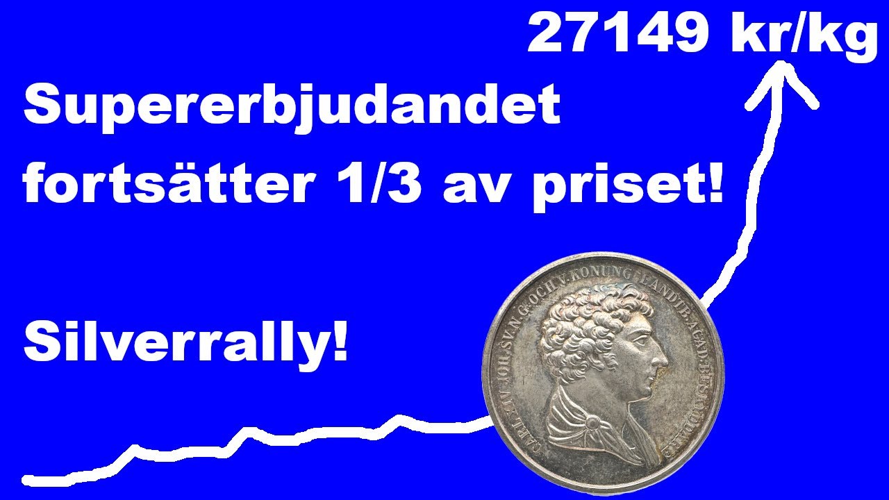 Silverrallyt fortsätter mot nya rekordhöjder - Specialerbjudandet 1/3 av priset gäller fortfarnade!