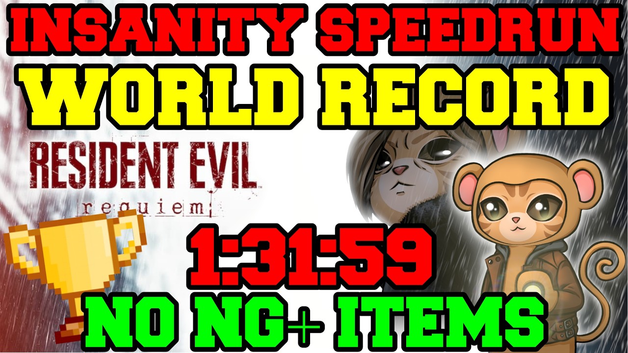 Resident Evil 9: Requiem Insanity NO NG+ Speedrun 1:31:59 (FORMER WORLD RECORD)