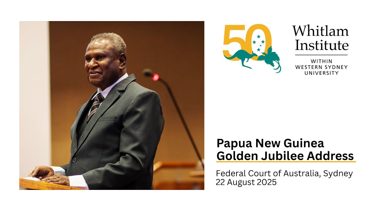 Golden Jubilee Address by the Chief Justice of Papua New Guinea