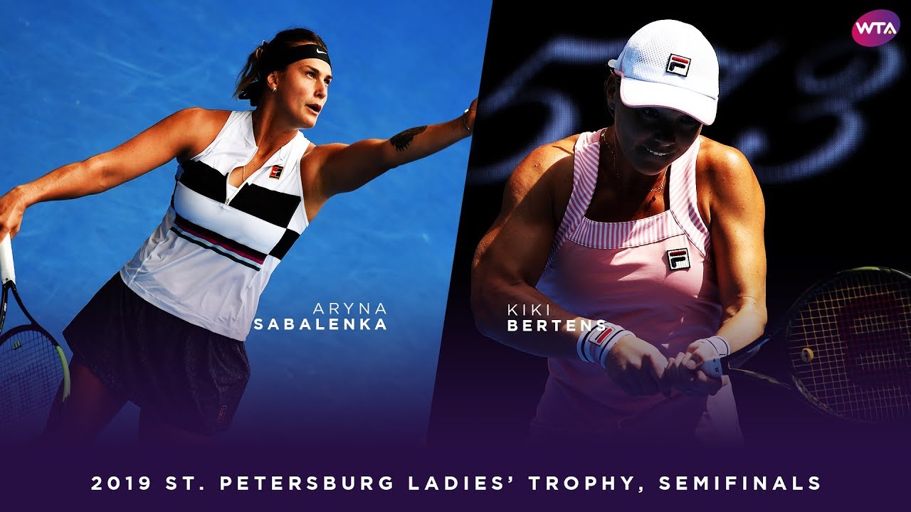 Арина Соболенко против Кики Бертенс | Полуфинал St. Petersburg Ladies Trophy 2019 | Лучшие момент...