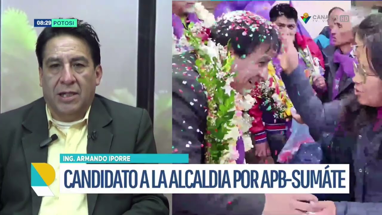 Candidato por APB Súmate lanza su candidatura a la Alcaldía de Potosí