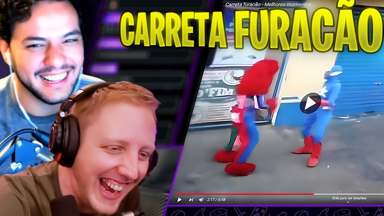 FOREVER E PHILZA REAGEM A CARRETA FURACÃO KKKKKKK I QSMP