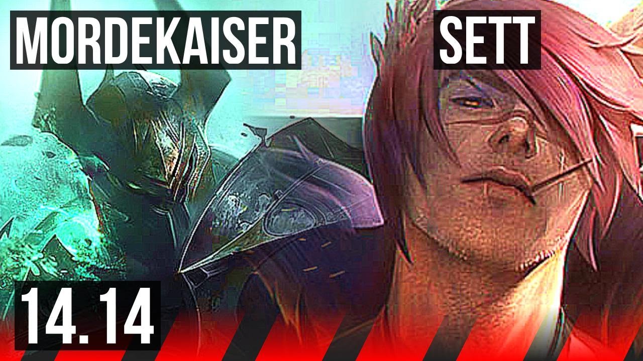 MORDEKAISER vs SETT (TOP) | 900+ games, 6/1/0, Dominating | EUW Master | 14.14
