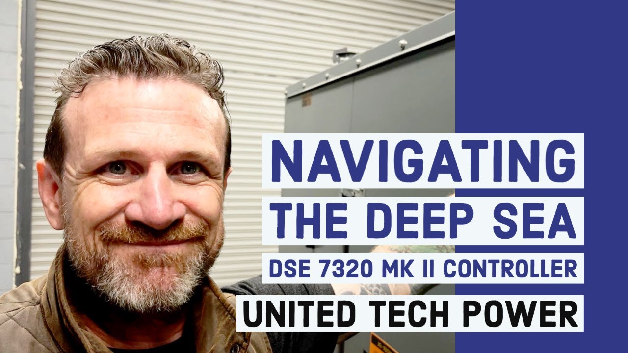 Navigating The Deep Sea DSE7320 MKII Controller On A United Tech Power Super-Silent Diesel Generator
