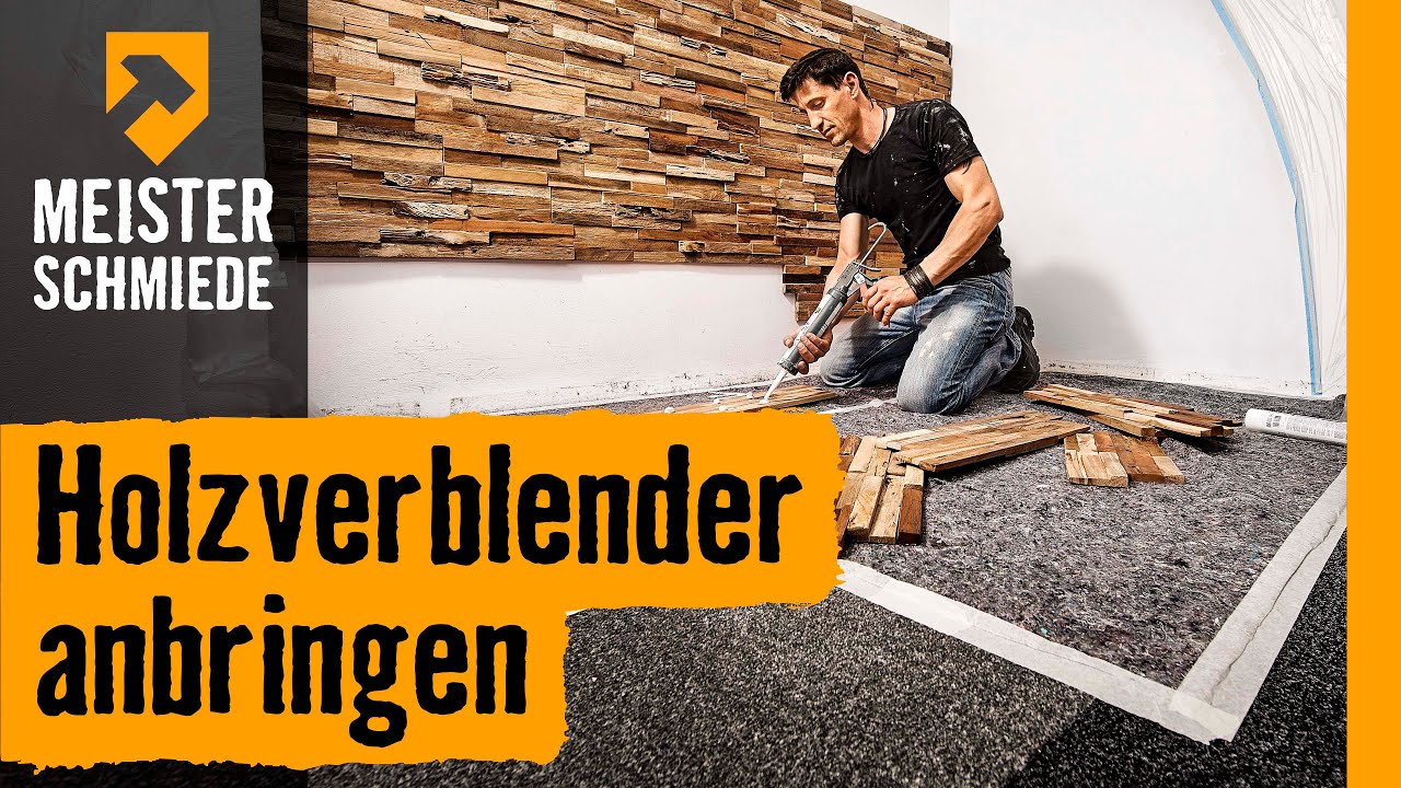 Holzverblender anbringen | HORNBACH Meisterschmiede
