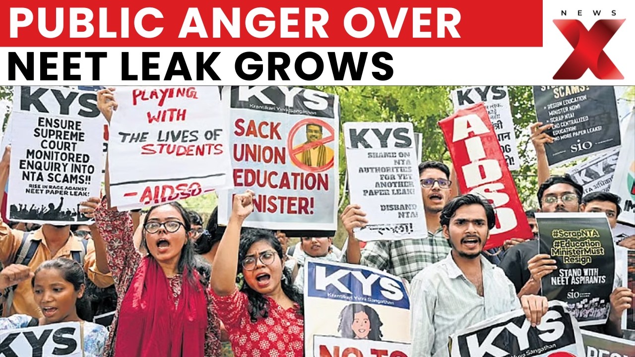 NEET Paper Leak Protest Swells: Massive Crowd Gathers at Jantar Mantar | NewsX