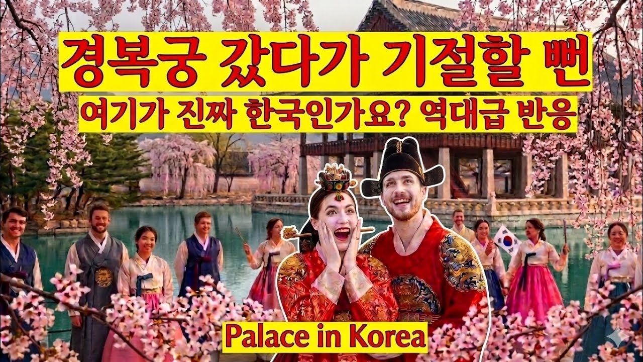 4K경복궁#벚꽃#매화#한복 대폭발#외국인반응# #경복궁의봄#힐링영상 #서울여행#Gyeongbokgung #CherryBlossom#Hanbok #KoreaTravel#Healing