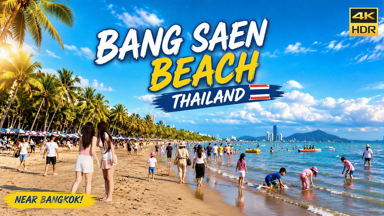 Bang Saen Beach Thailand | The Closest Beach to Bangkok | Easy Day Trip from Bangkok