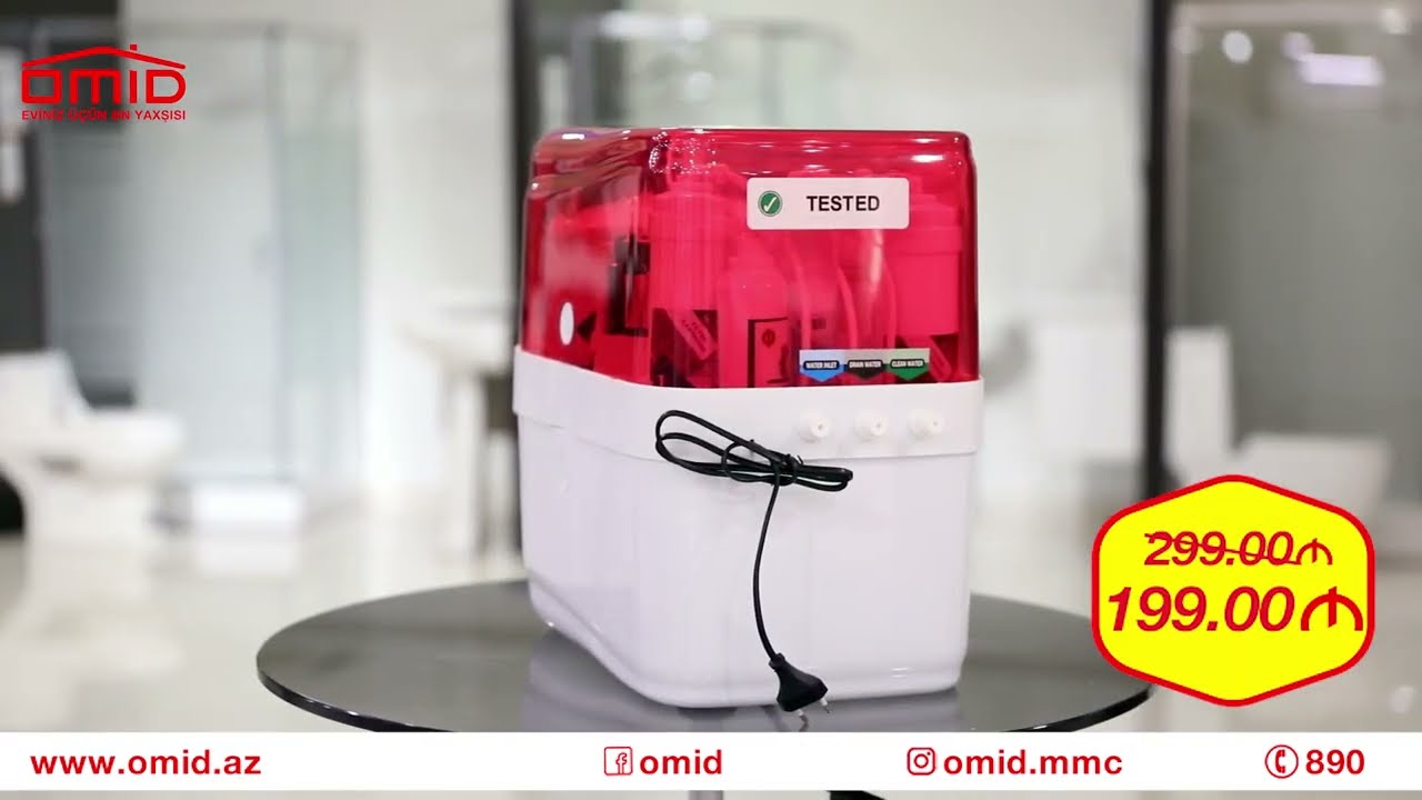 OMİD | SU FİLTRİ QAPALI KORPUSLU PRİMAX 6 - LI