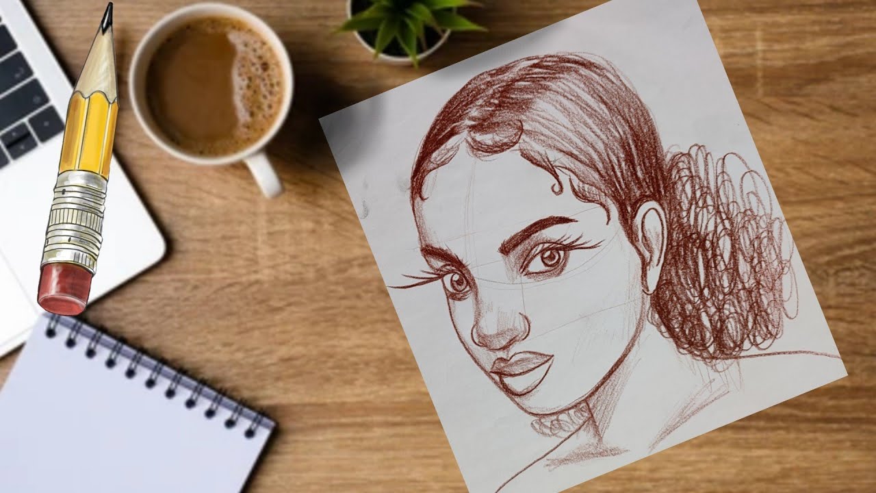 how to draw a woman drawing tutorial