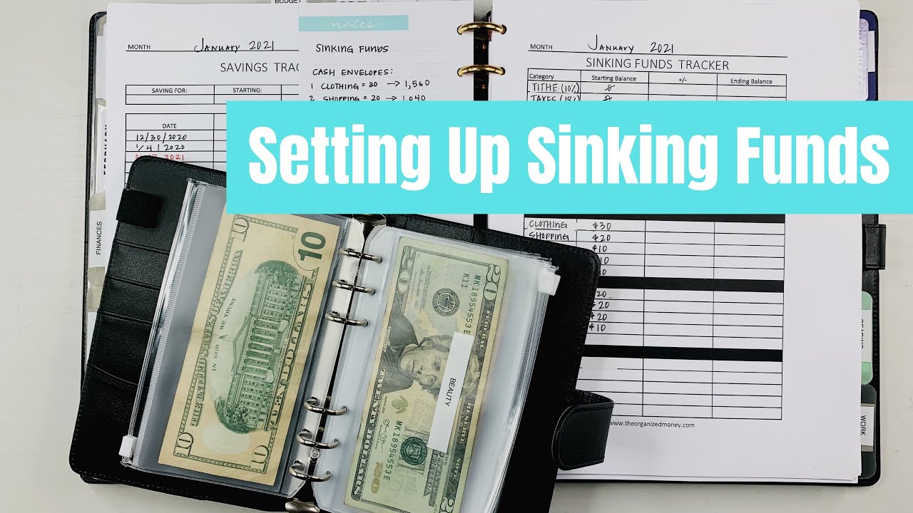 Setting Up Sinking Funds