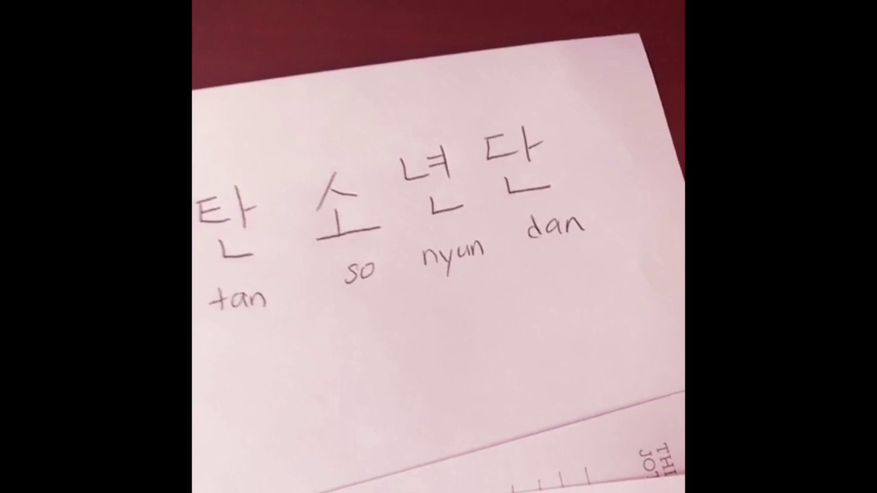 How To Pronounce Bangtan Sonyeondan