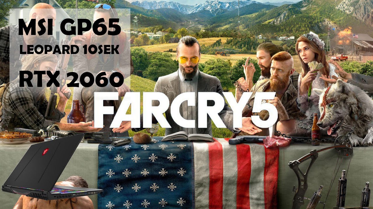 Farcry 5 Ultra 1080p Gameplay | RTX 2060 | MSI GP65 | i7 10750H | 16GB RAM