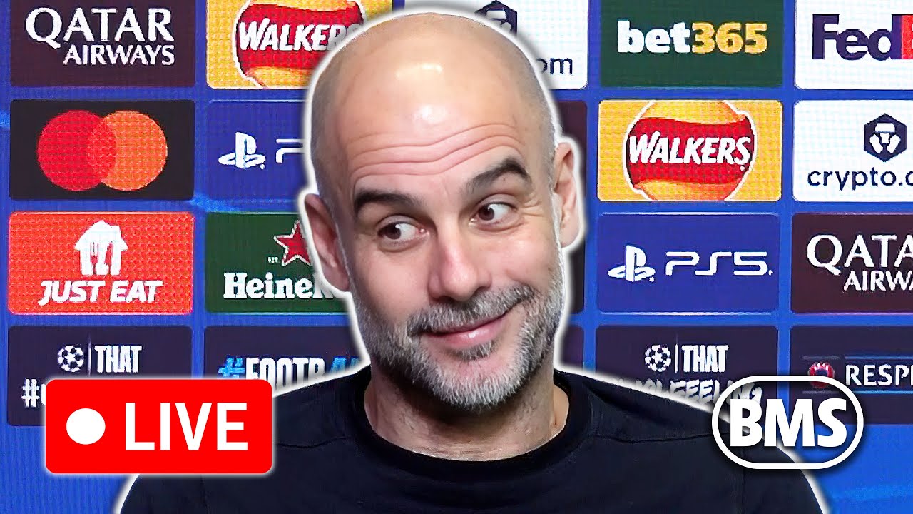 🔴 LIVE | Pep Guardiola and Jeremy Doku pre-match press conference | Man City v Galatasaray