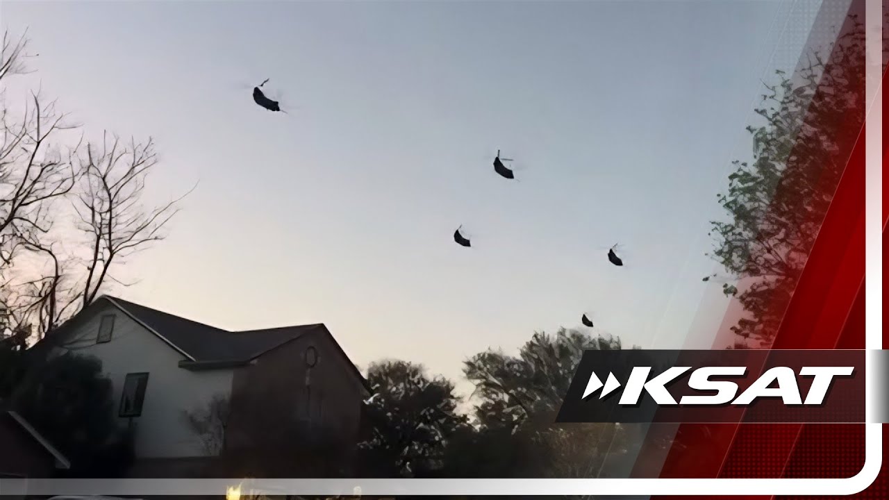 ‘Nerve-racking’ sight of low-flying helicopters has speculation flying high in San Antonio