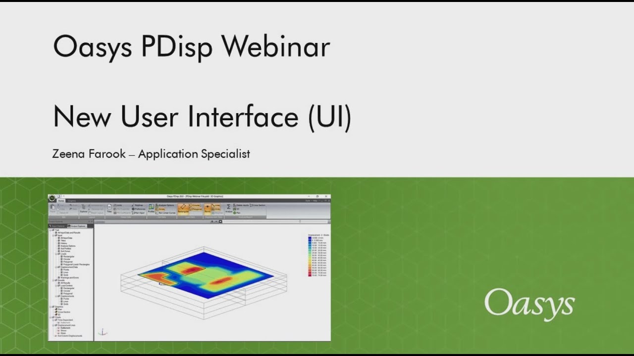 Modelling Ground Movement Using the New Oasys PDisp Interface