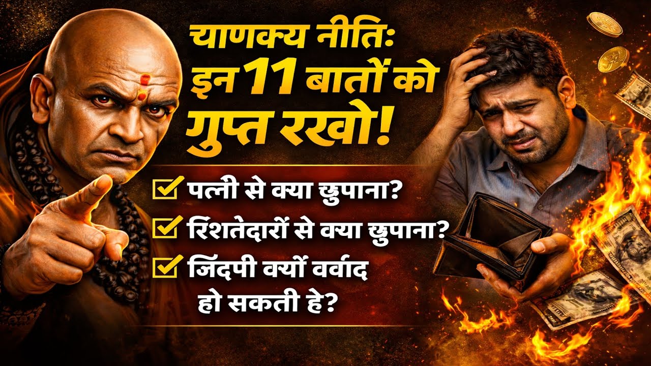 अपनी पत्नी और रिश्तेदारों को ये 11 बातें कभी मत बताना | Chanakya Niti