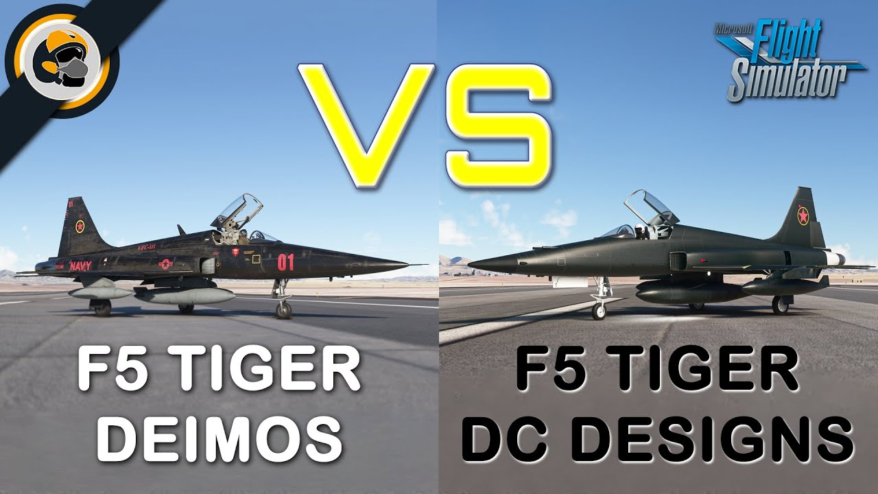 Deimos F5 Tiger VS SC Designs F5 Tiger - Microsoft Flight Simulator