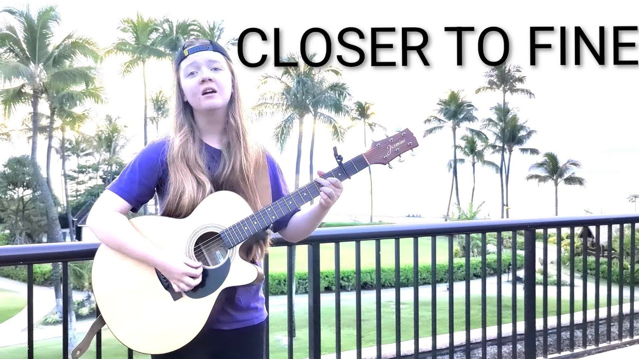 Closer to Fine - Indigo Girls (acoustic cover with GORGEOUS view)