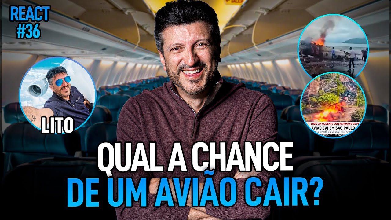 #REACT #36 | MEC&Acirc;NICO DE AERONAVES (LITO) REAGE AOS ACIDENTES DE AVI&Atilde;O QUE VIRALIZARAM | #ACHISMOS