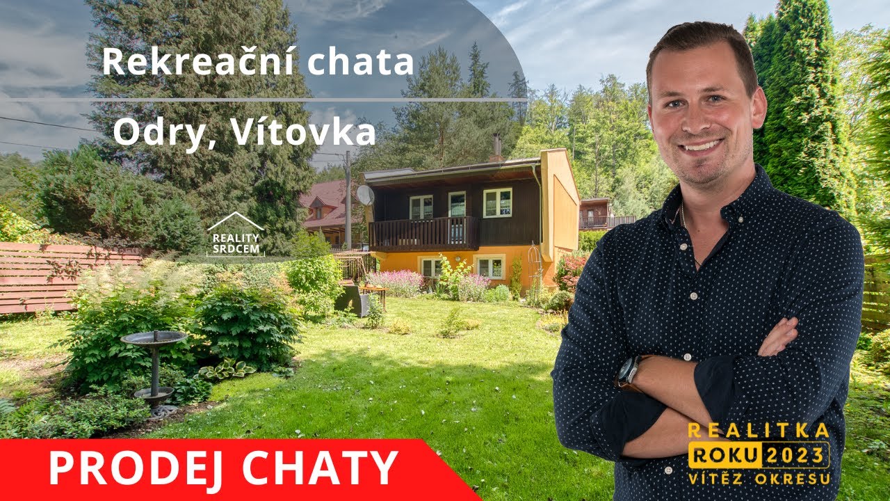 Prodej rekreačn&iacute; chaty v kr&aacute;sn&eacute; př&iacute;rodě obce V&iacute;tovka, Odry