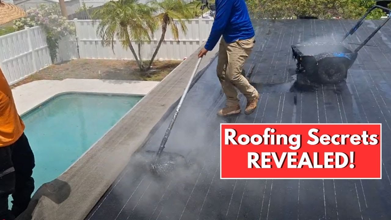 Wow! Complete Modified Flat Roof Installation – Hot Mop & Cap Sheet!