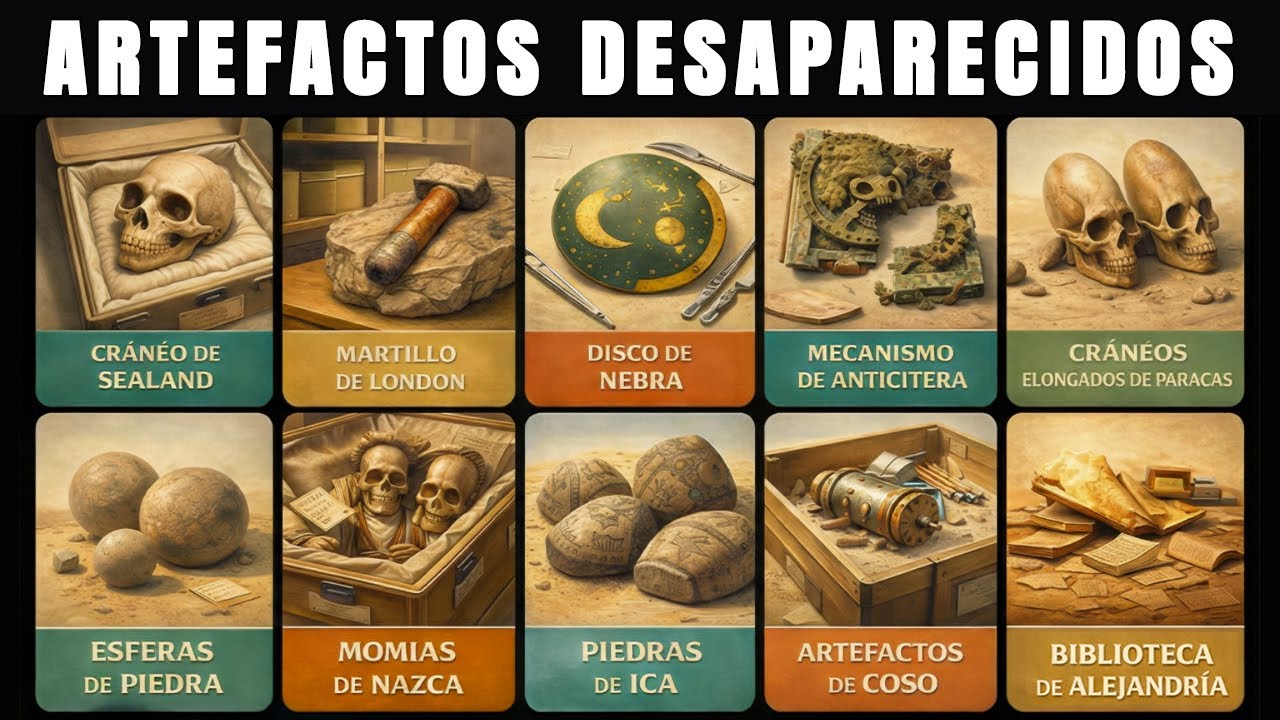 10 Artefactos que los Museos Hicieron Desaparecer Sin Explicación
