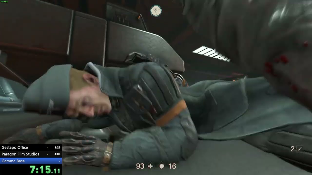 Wolfenstein II: Agent Silent Death DLC - All Volumes Mein Leben Speedrun (7:31.11)