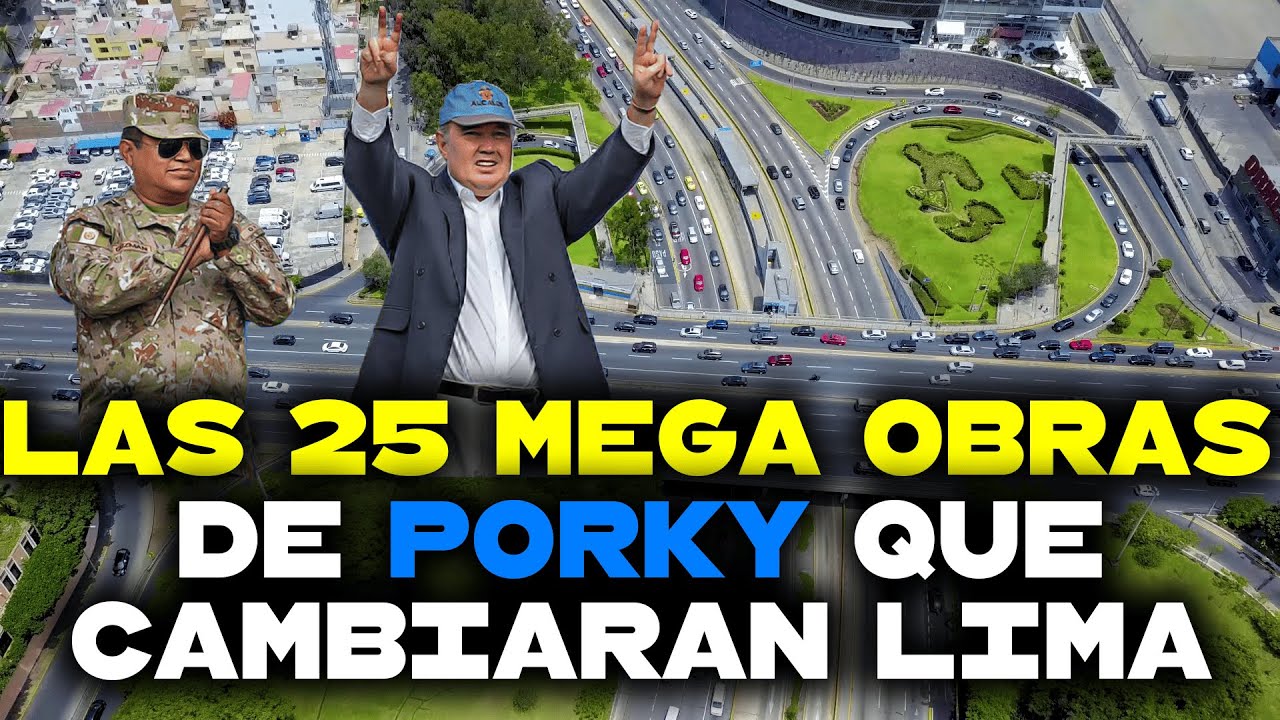🚨LAS 25 MEGA OBRAS DE L&Oacute;PEZ ALIAGA QUE CAMBIAR&Aacute;N LIMA
