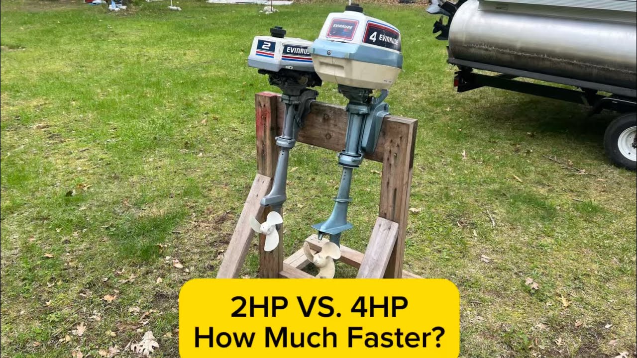 Double The Power! Is a 4HP Evinrude Really That Much Faster?