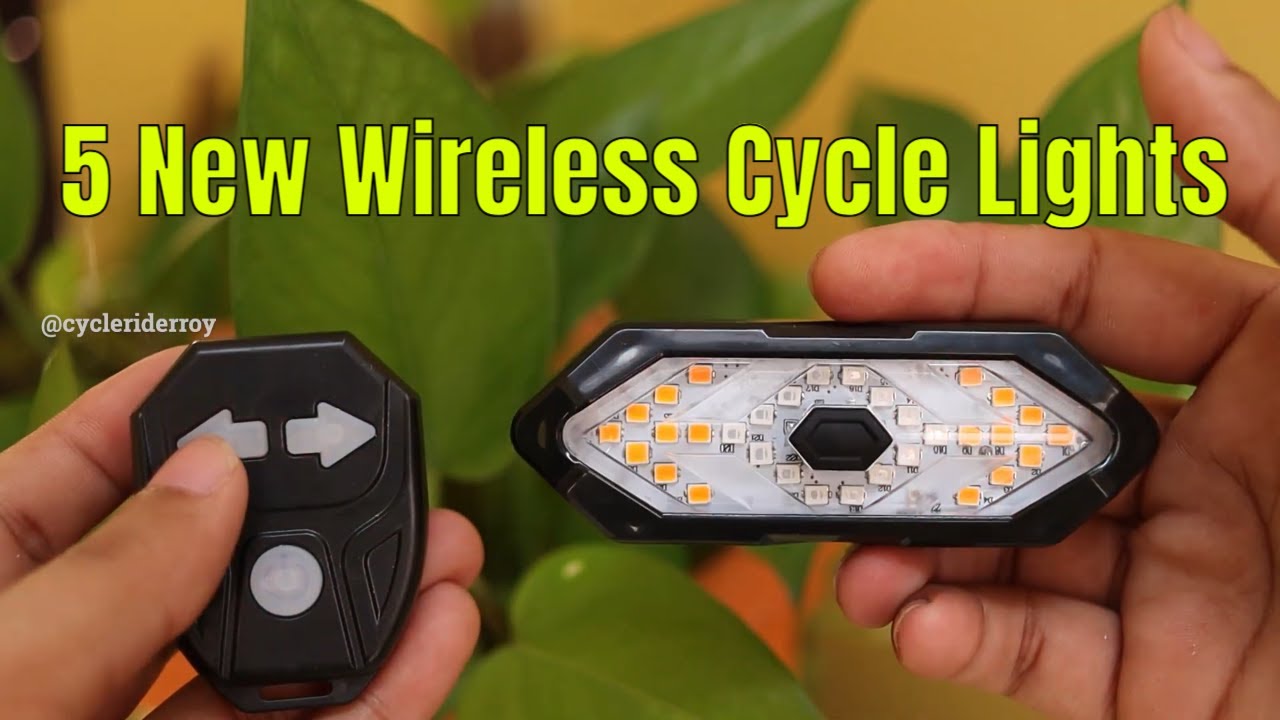 Top 5 Budget Wireless Cycle Lights Available on AMAZON | WiFi Remote Cycle Turn Indicator Light Horn
