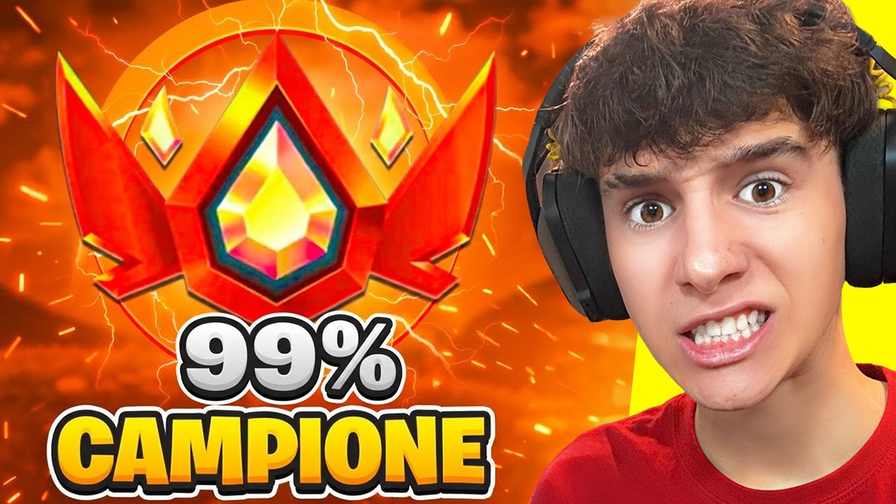Ad un PASSO dal RANK CAMPIONE! Fortnite ITA