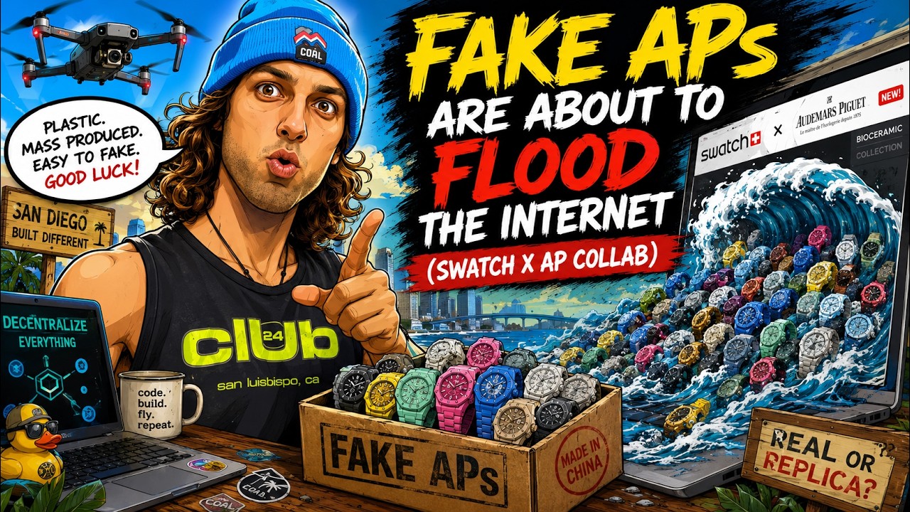 Fake APs Are About To Flood The Internet (Swatch X AP Collab)