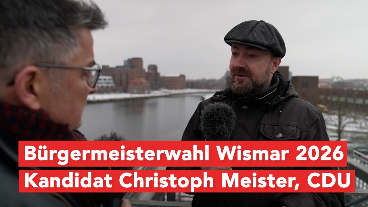 Bürgermeisterkandidat Christoph Meister zu Jugend, Wirtschaftskraft und neue Perspektiven für Wismar