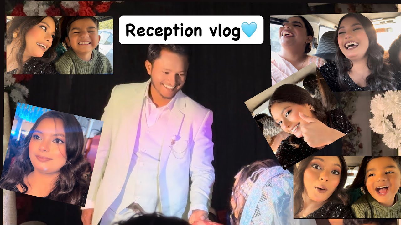 Cousin’s reception🩵||Rechal ki hui tabiyat khrab🤮||Emsia khan’s vlog💅🏼