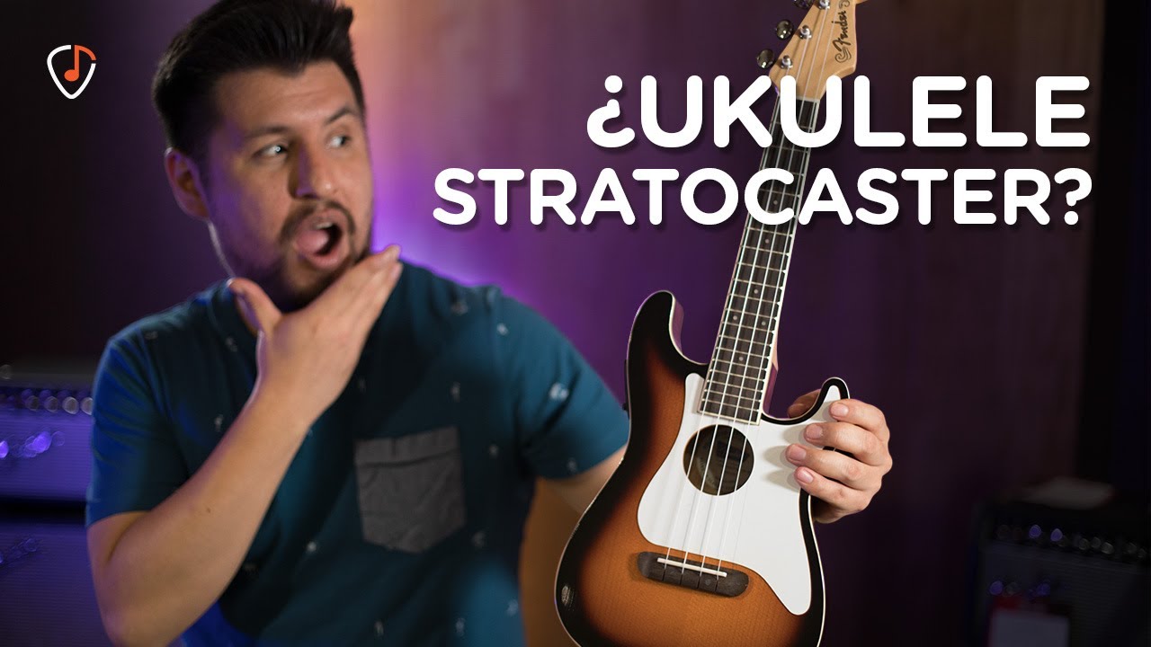 ¡Este UKULELE tiene un SONIDO INCREÍBLE! | Fender Fullerton Stratocaster