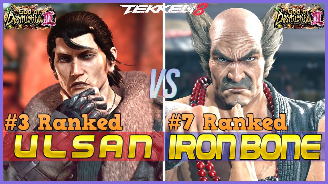 T8 ▰ ULSAN (#3 Ranked Dragunov) Vs IRON BONE (#7 Ranked Heihachi) ▰ Tekken 8 High Level Gameplay