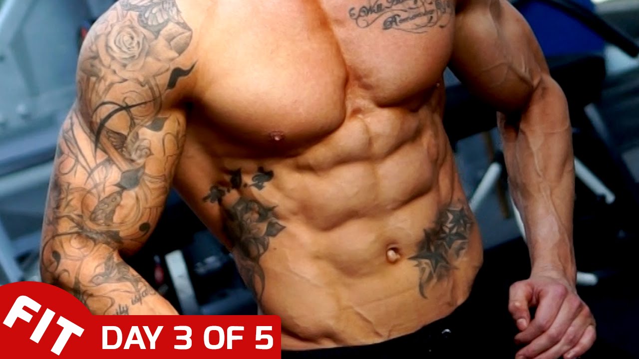 ABS TRAINING - ROSS DICKERSON DAY 3 OF 5 DAY SPLIT