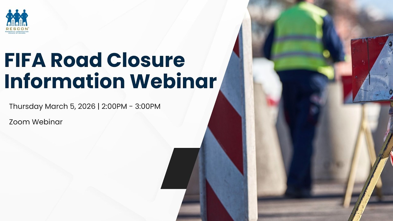 Mar 5, 2026 - FIFA Road Closure Information Webinar