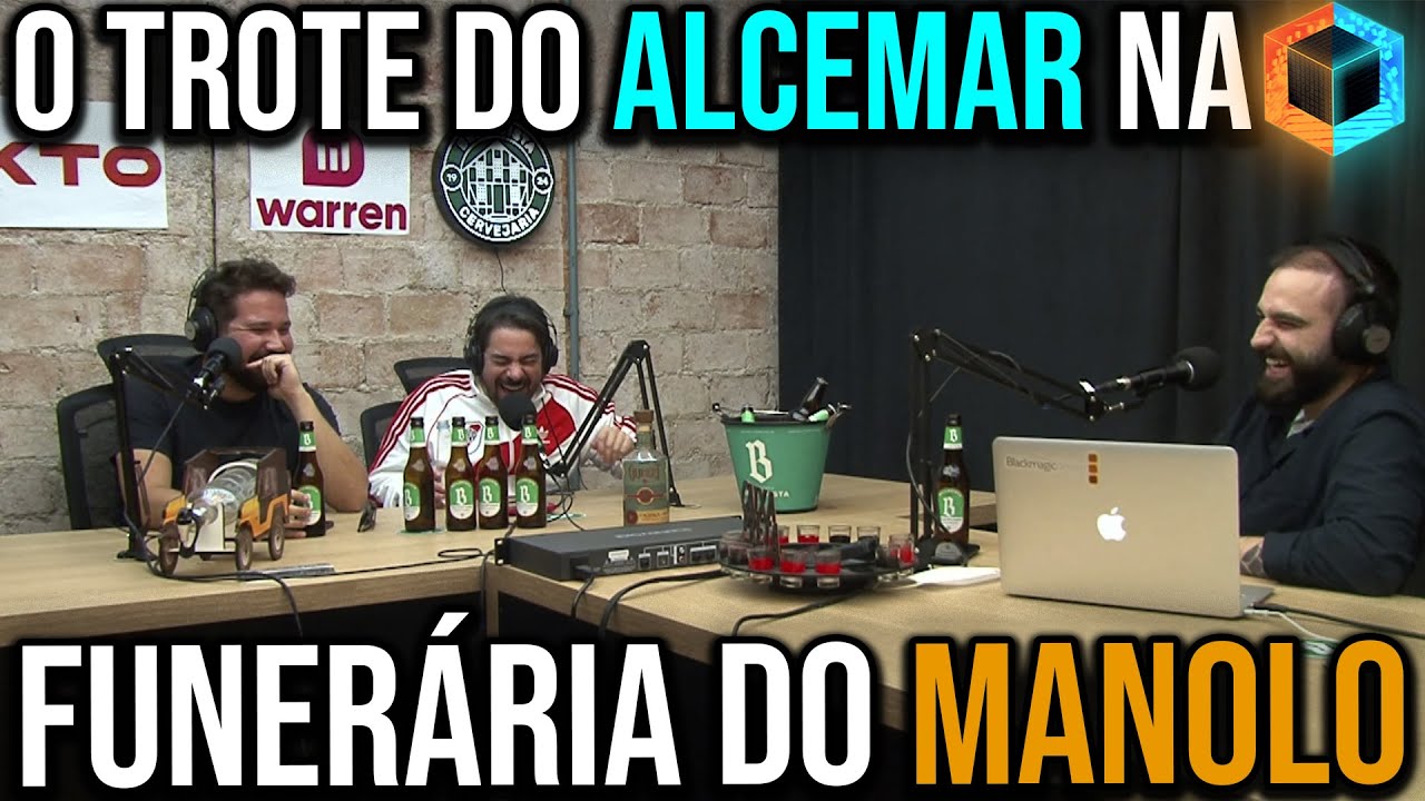 O trote do Alcemar na funerária do Manolo | Cortes do Caixa Preta