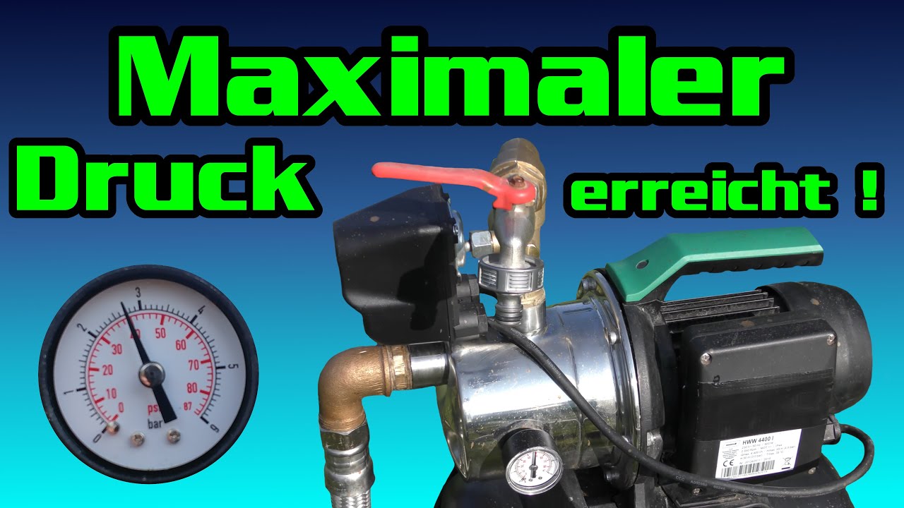 Hauswasserwerk schaltet nicht ab ! Druckschalter Reparatur #Anleitung